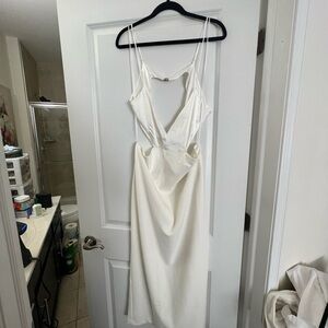 Abercrombie silk cut out dress